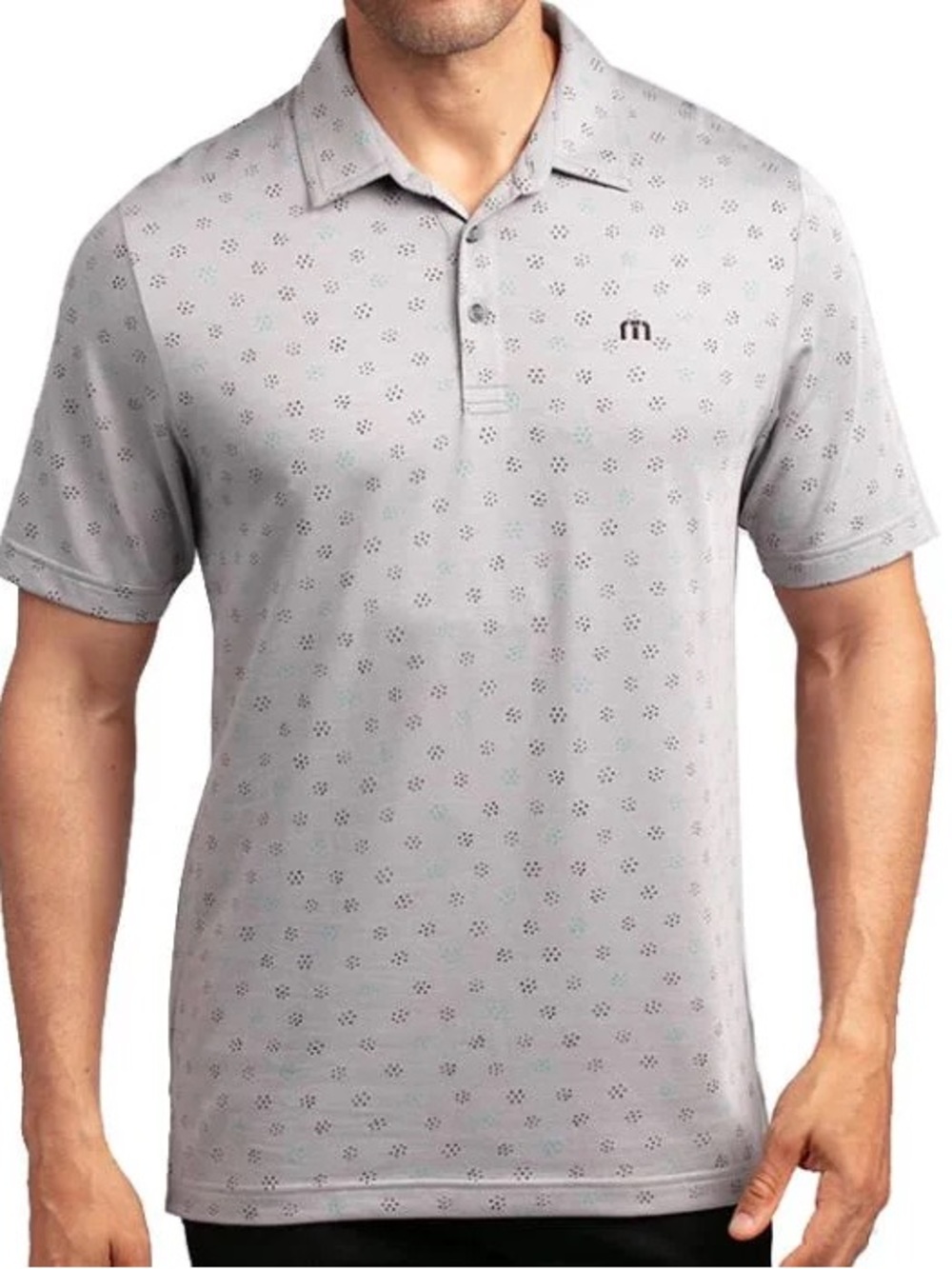 Travis Mathew Men’s XL Chancellor Golf
Polo Shirt Travel Business Casual Gray